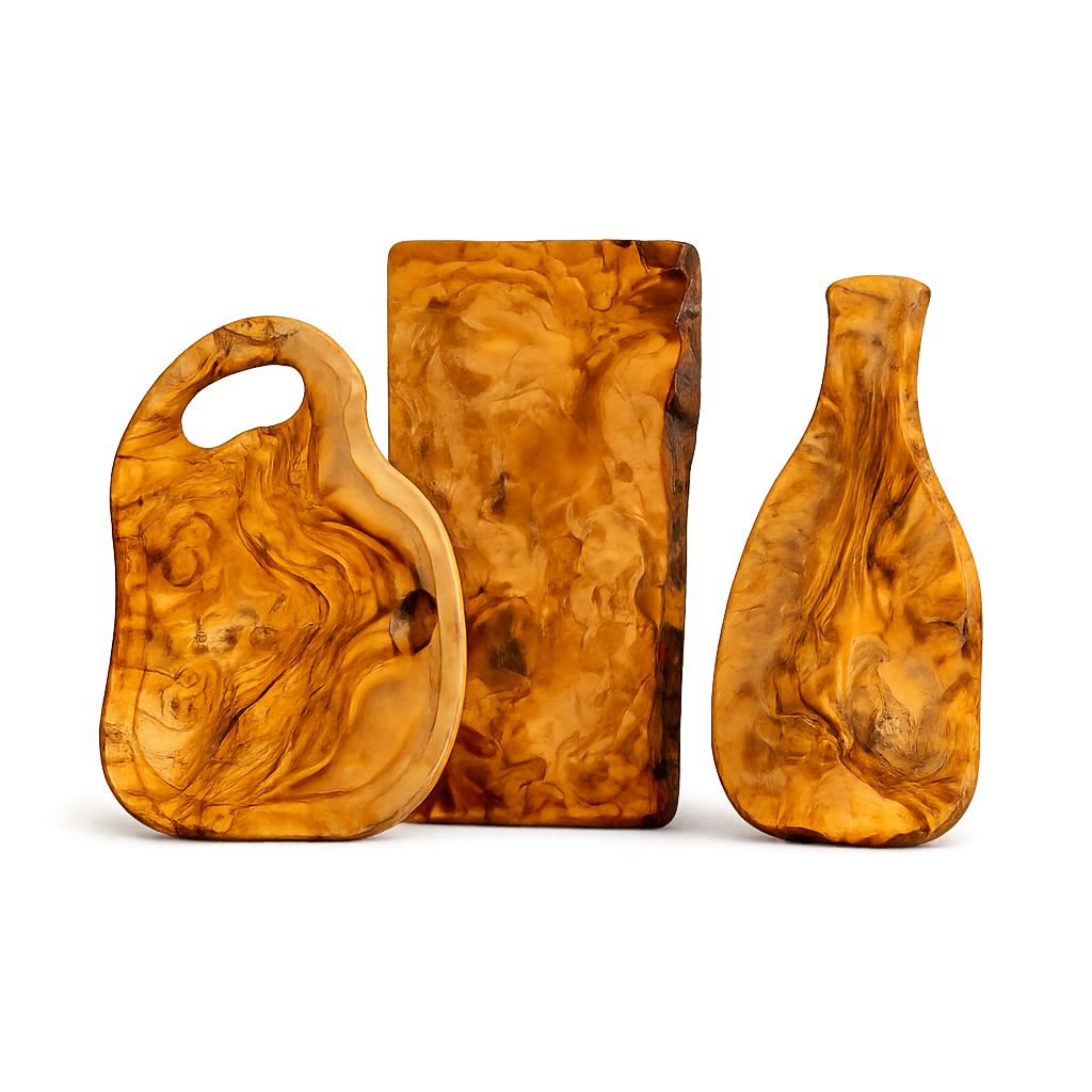 Olive Wood Meat Cutting Board Luxury Wooden Steak Board